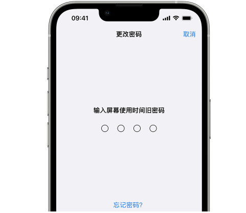 环翠iPhone屏幕维修分享iPhone屏幕使用时间密码忘记了怎么办 