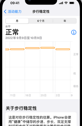 环翠iPhone手机维修如何在iPhone开启'步行稳定性通知'