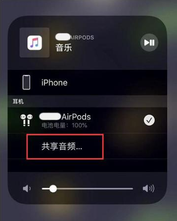 环翠苹果14音频维修点分享iPhone14音频共享设置方法 