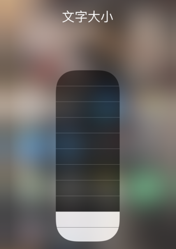 环翠苹果手机维修分享小技巧：在 iPhone 控制中心快速调节字体大小 